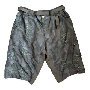 Endura Men's Hummvee Shorts II (With Liner) - Black Camo Baggy Size XL